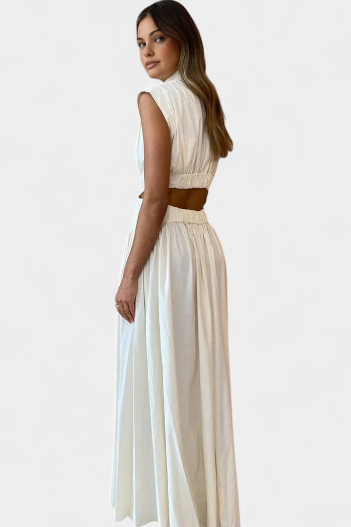 Jocelyn | Conjunto de Vestido con Abertura Lateral