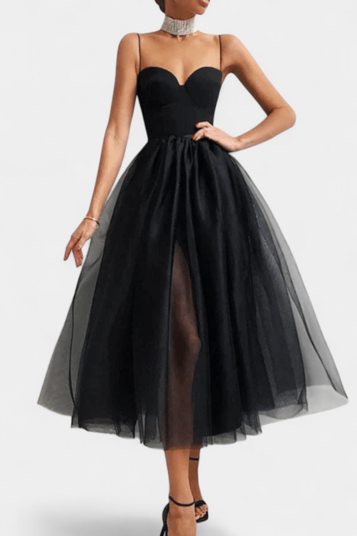 Giselle | Vestido Maxi de Tul Elegante