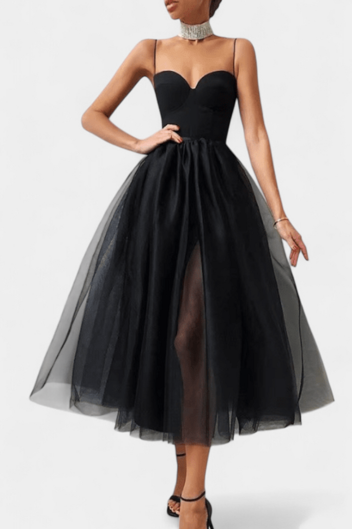 Giselle | Vestido Maxi de Tul Elegante