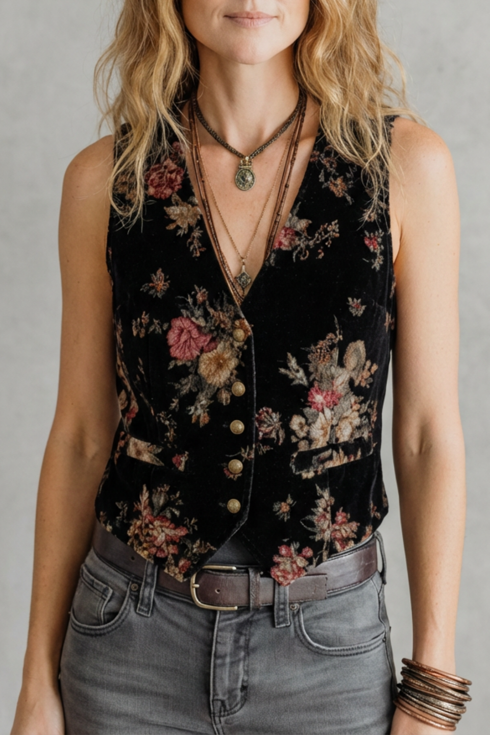 Florézia – Vintage bloom – Velvet floral tops collection