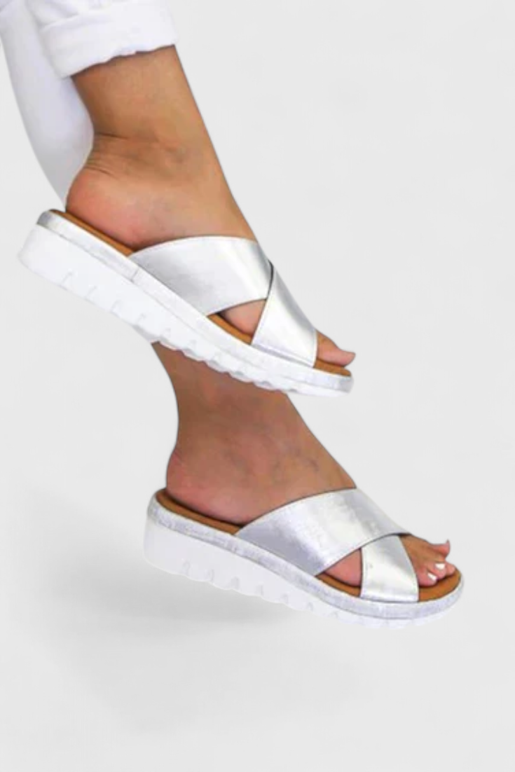 Annelym | Sandalias Ortopédicas con Cuña para Exterior