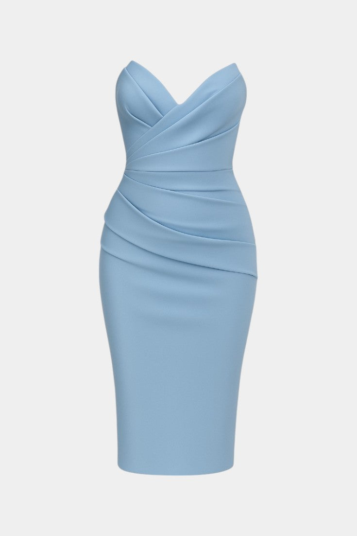 Iveta | Vestido Sin Tirantes y Sin Espalda