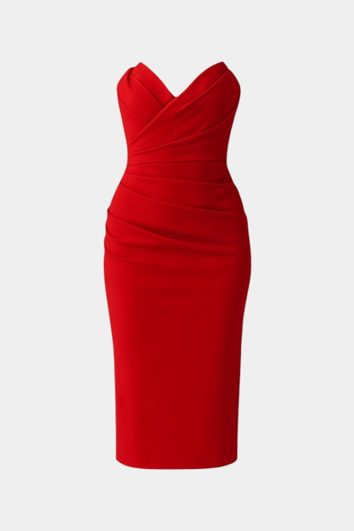 Iveta | Vestido Sin Tirantes y Sin Espalda