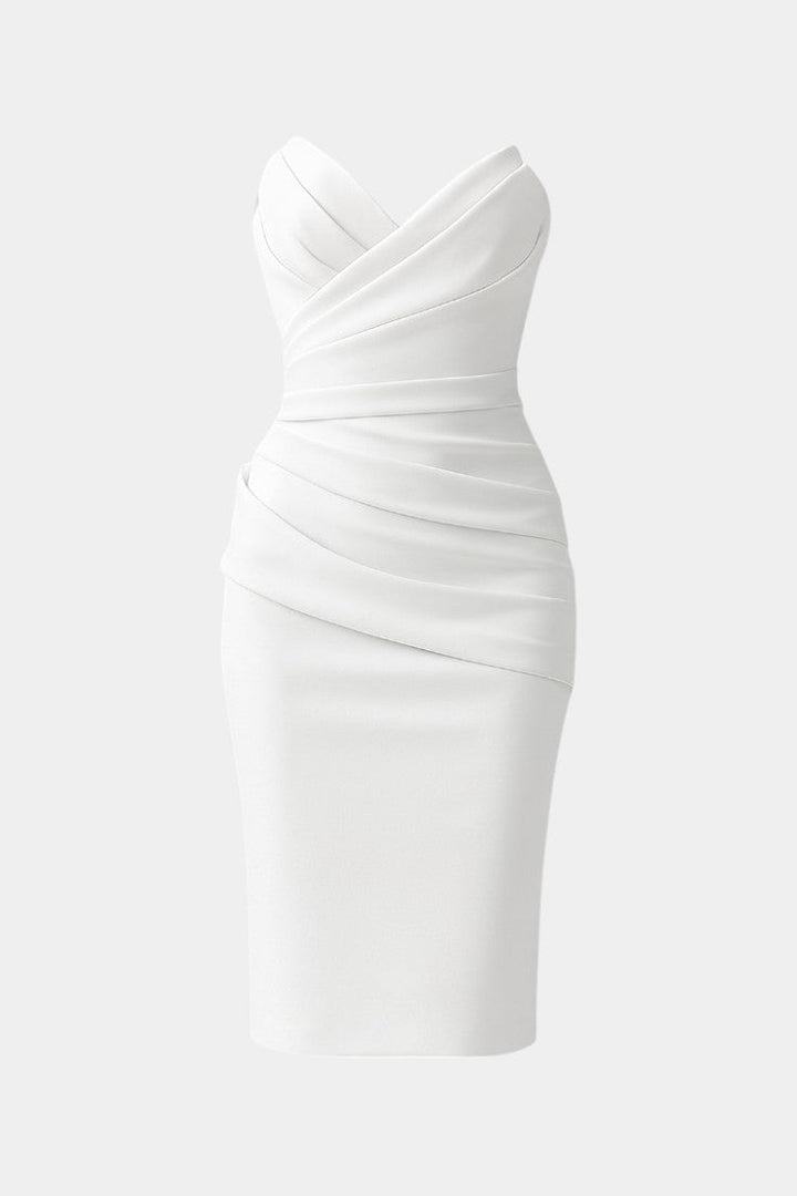 Iveta | Vestido Sin Tirantes y Sin Espalda