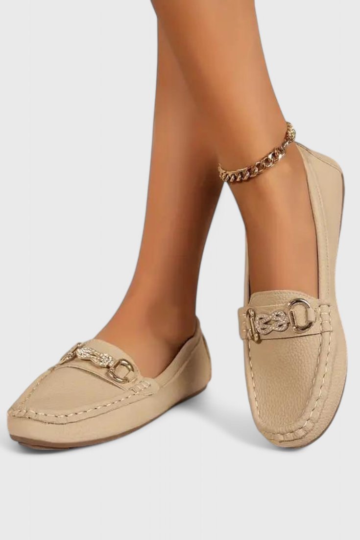 Odette | Mocasines Clásicos de Cuero