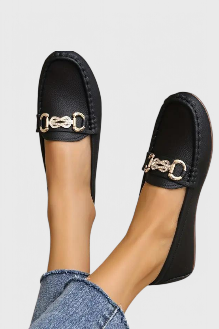 Odette | Mocasines Clásicos de Cuero