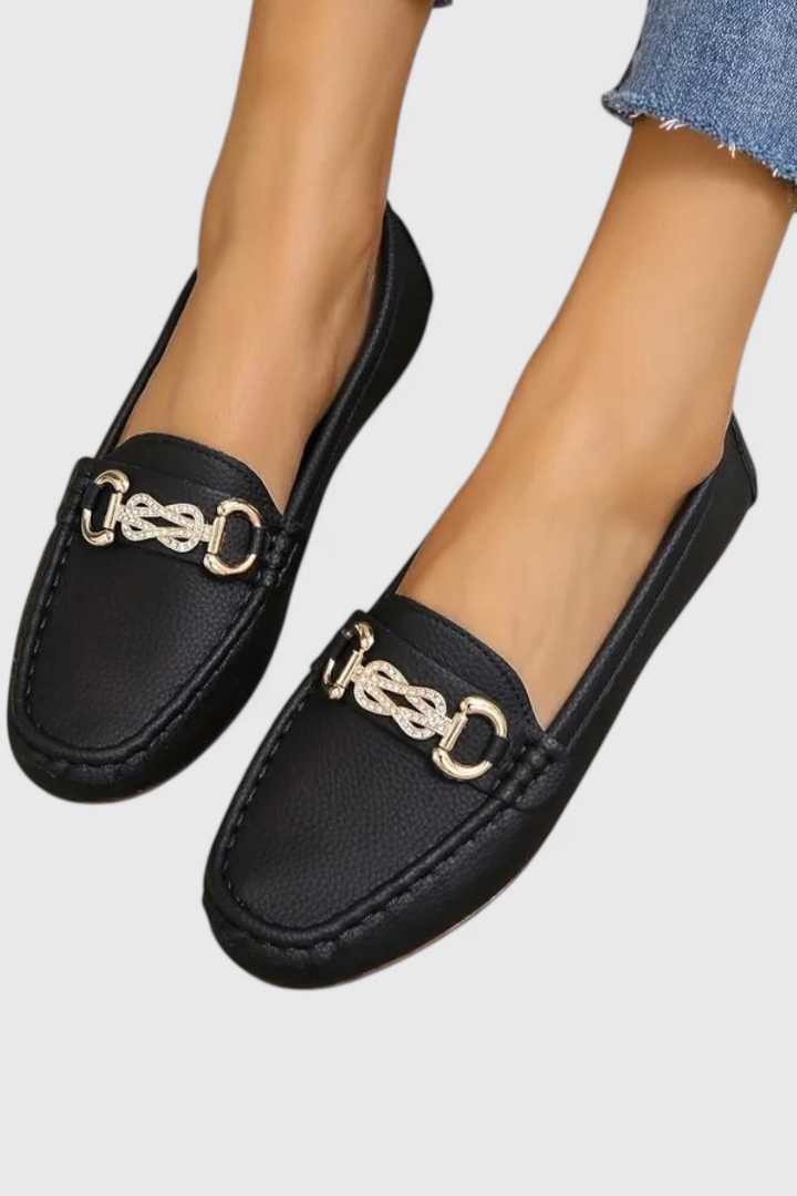 Odette | Mocasines Clásicos de Cuero
