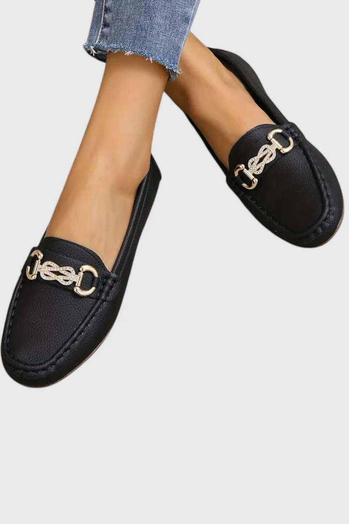 Odette | Mocasines Clásicos de Cuero