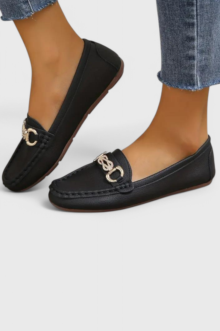 Odette | Mocasines Clásicos de Cuero