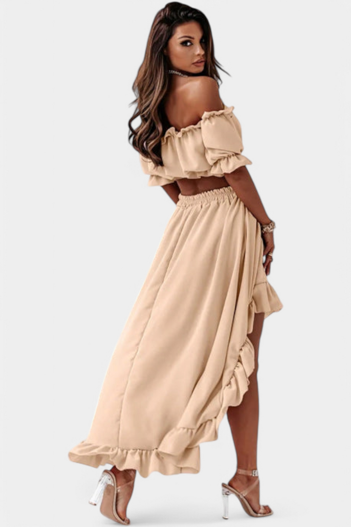 Katja | Conjunto de Dos Piezas Off-Shoulder
