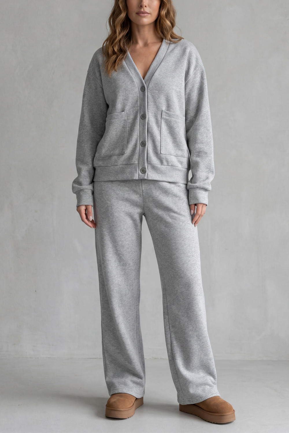 Mirelline | Encanto abotonado – Conjunto lounge