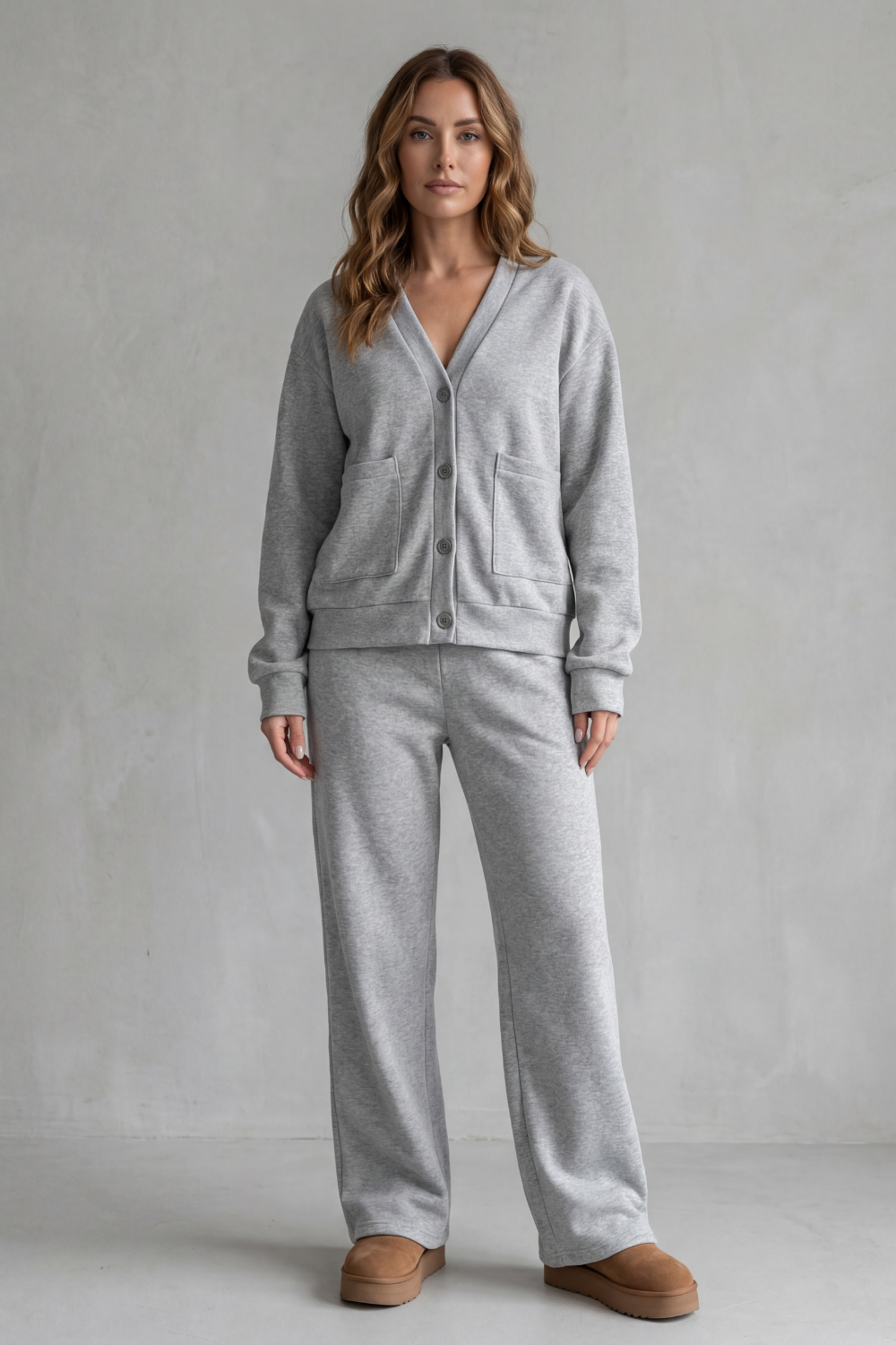 Mirelline | Encanto abotonado – Conjunto lounge