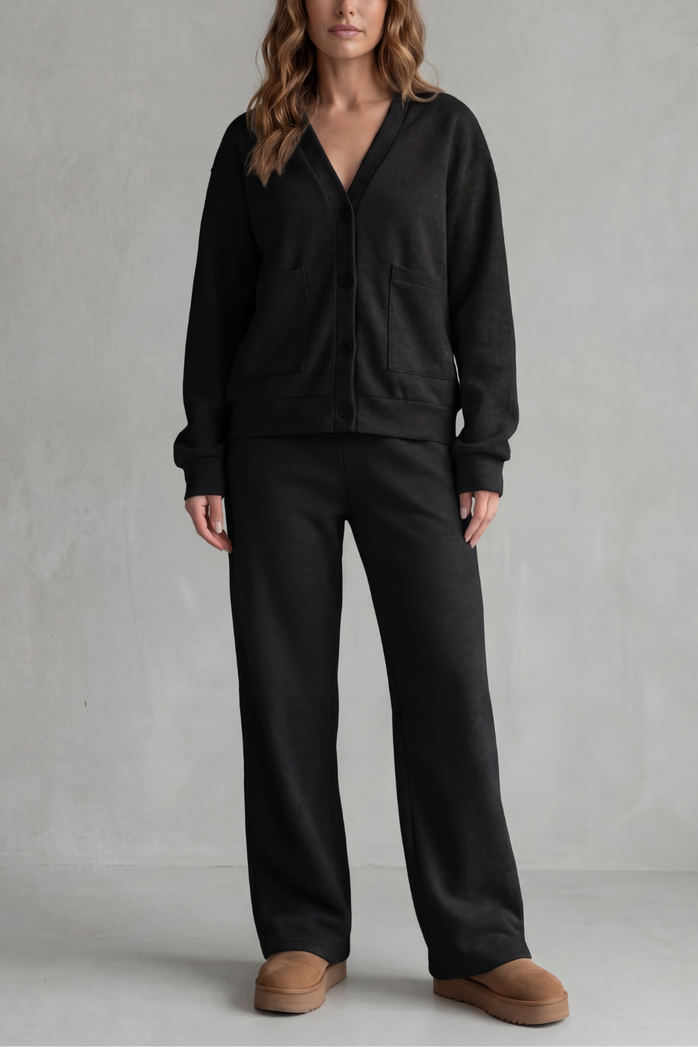 Mirelline | Encanto abotonado – Conjunto lounge