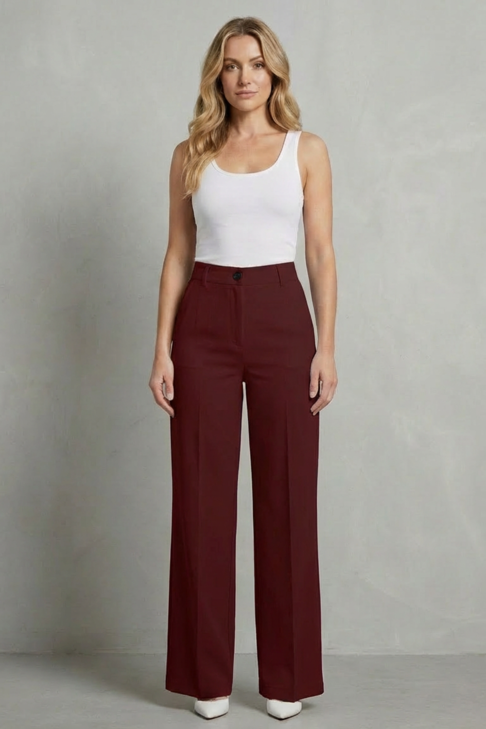 Mirelline | Sastrería impecable – Pantalones rectos de tiro alto