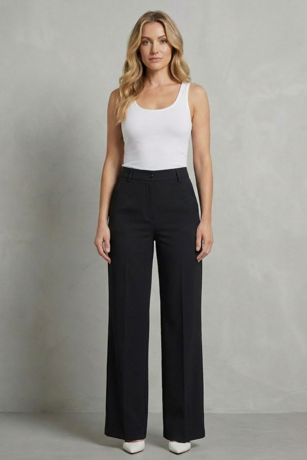 Mirelline | Sastrería impecable – Pantalones rectos de tiro alto
