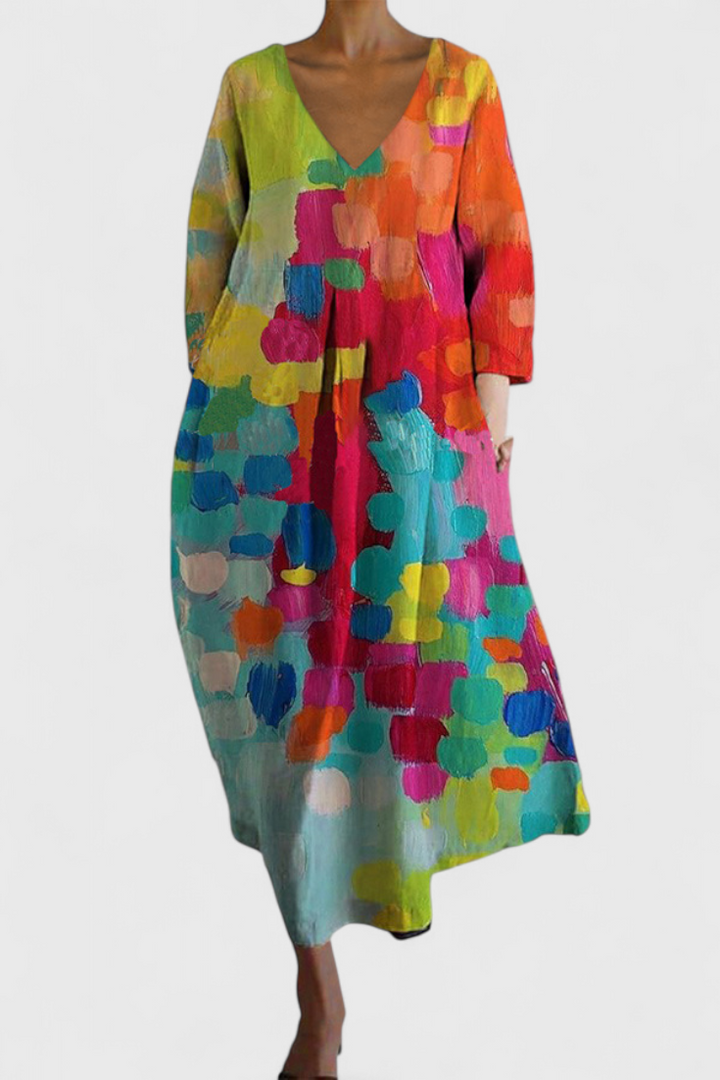 Anne | Vestido de Malla con Escote en V