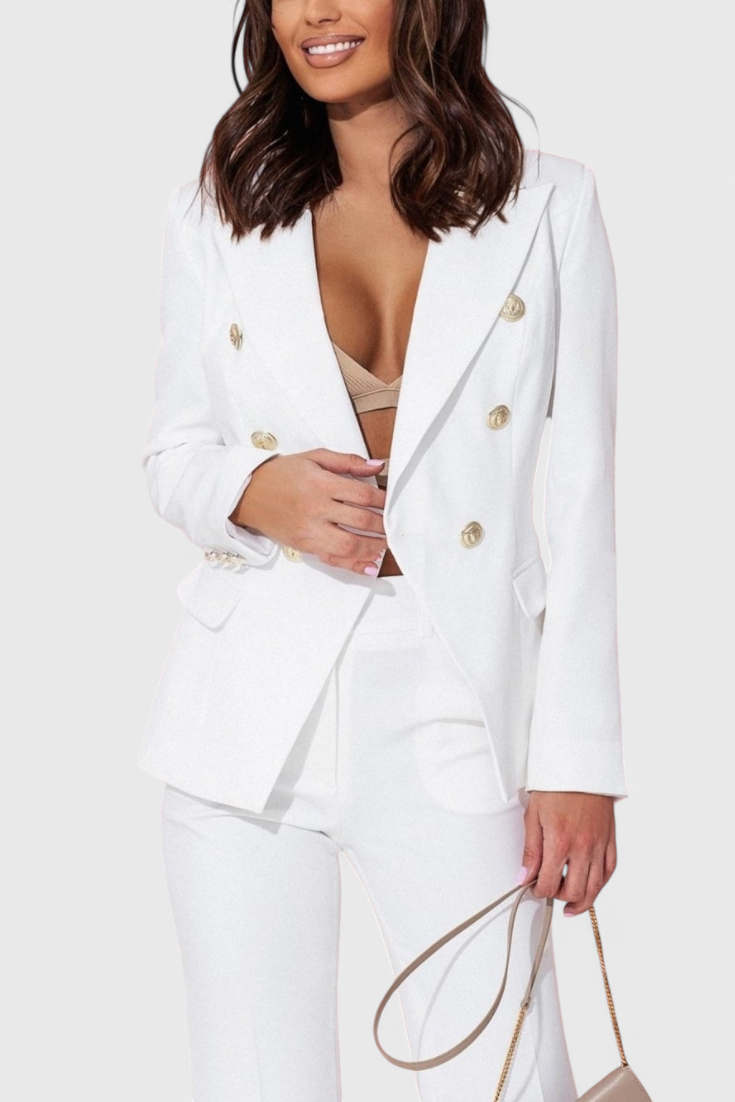 Rosalind | Conjunto de Blazer y Pantalones Elegante