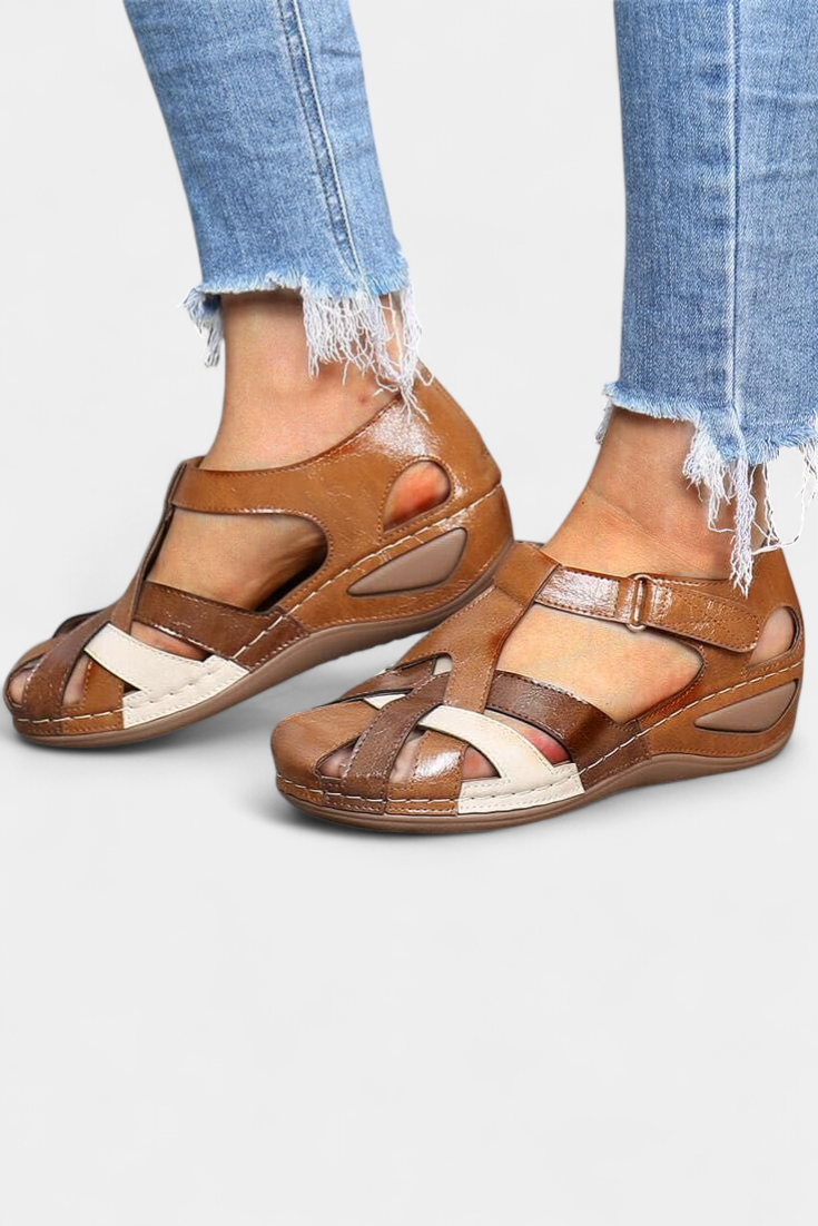 Alphie | Sandalias Ortopédicas Vintage de Confort Diario