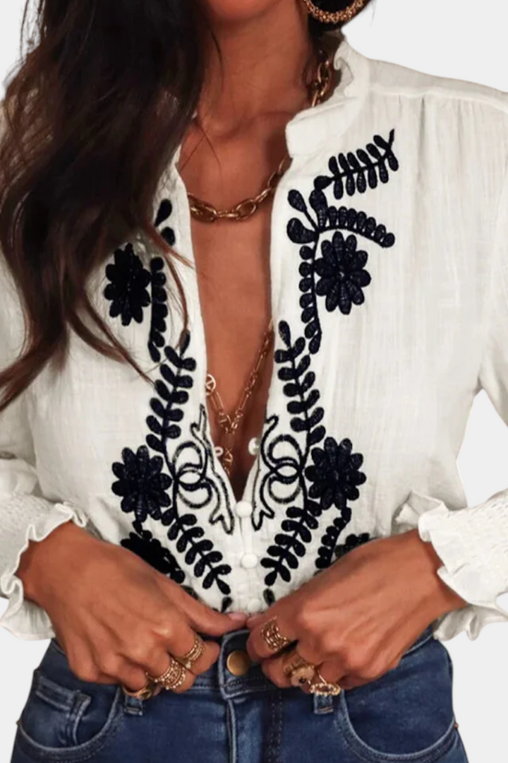 Mirjana | Blusa Sahara Petals