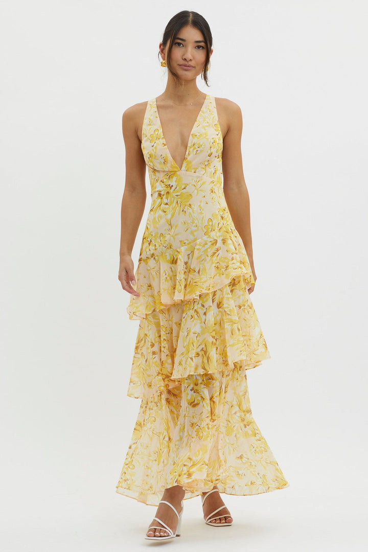 Faye | Vestido Midi Recto Bloom