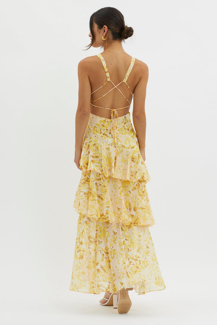 Faye | Vestido Midi Recto Bloom
