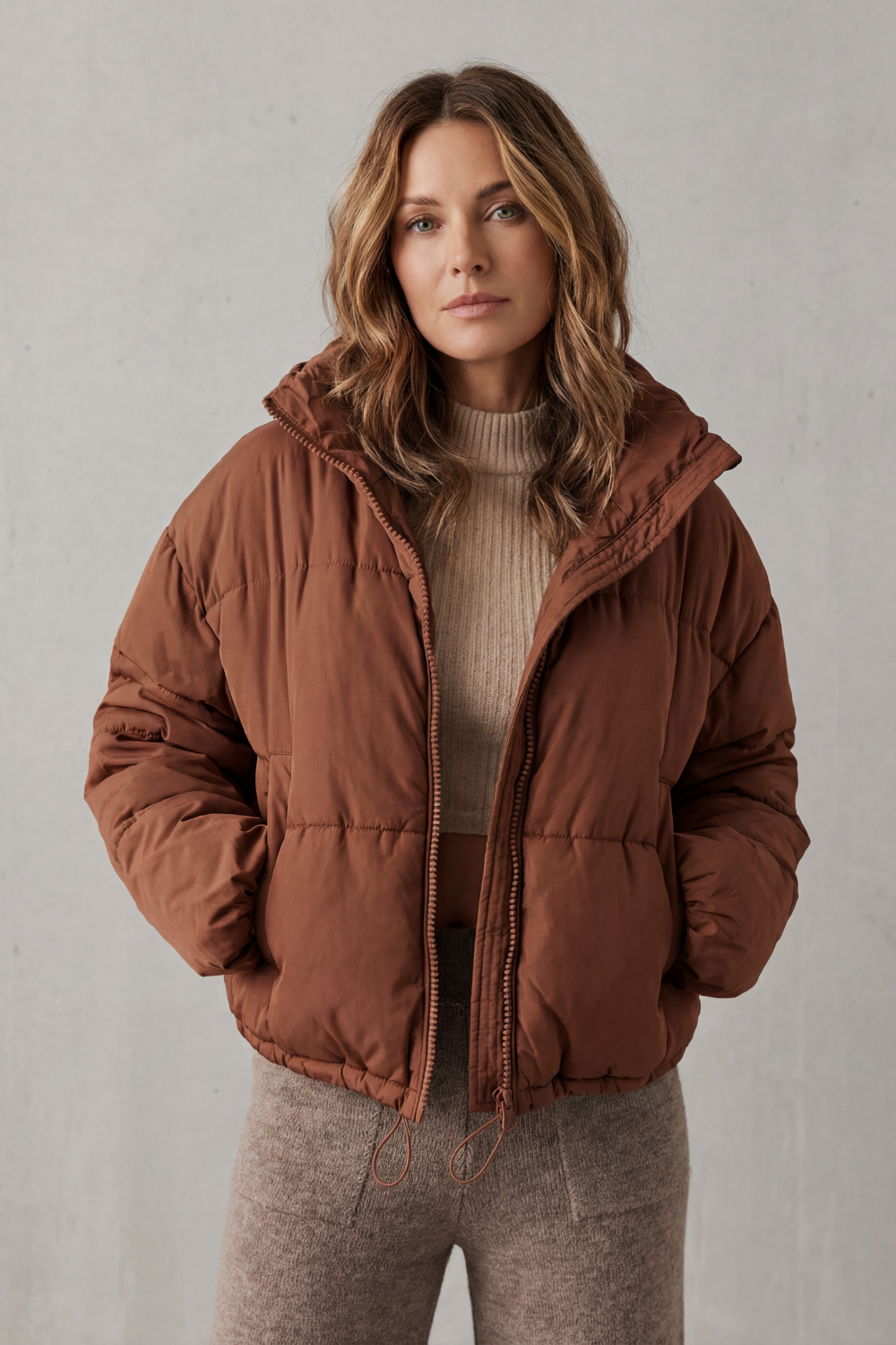 Savillonne | Confort acolchado – Chaqueta puffer cropped
