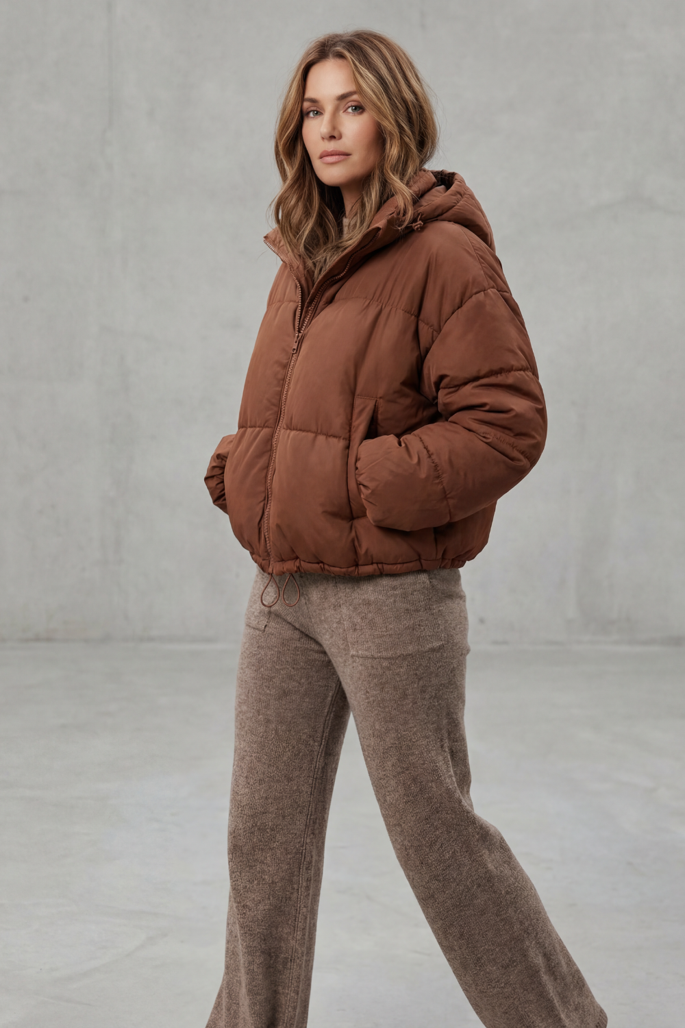 Savillonne | Confort acolchado – Chaqueta puffer cropped