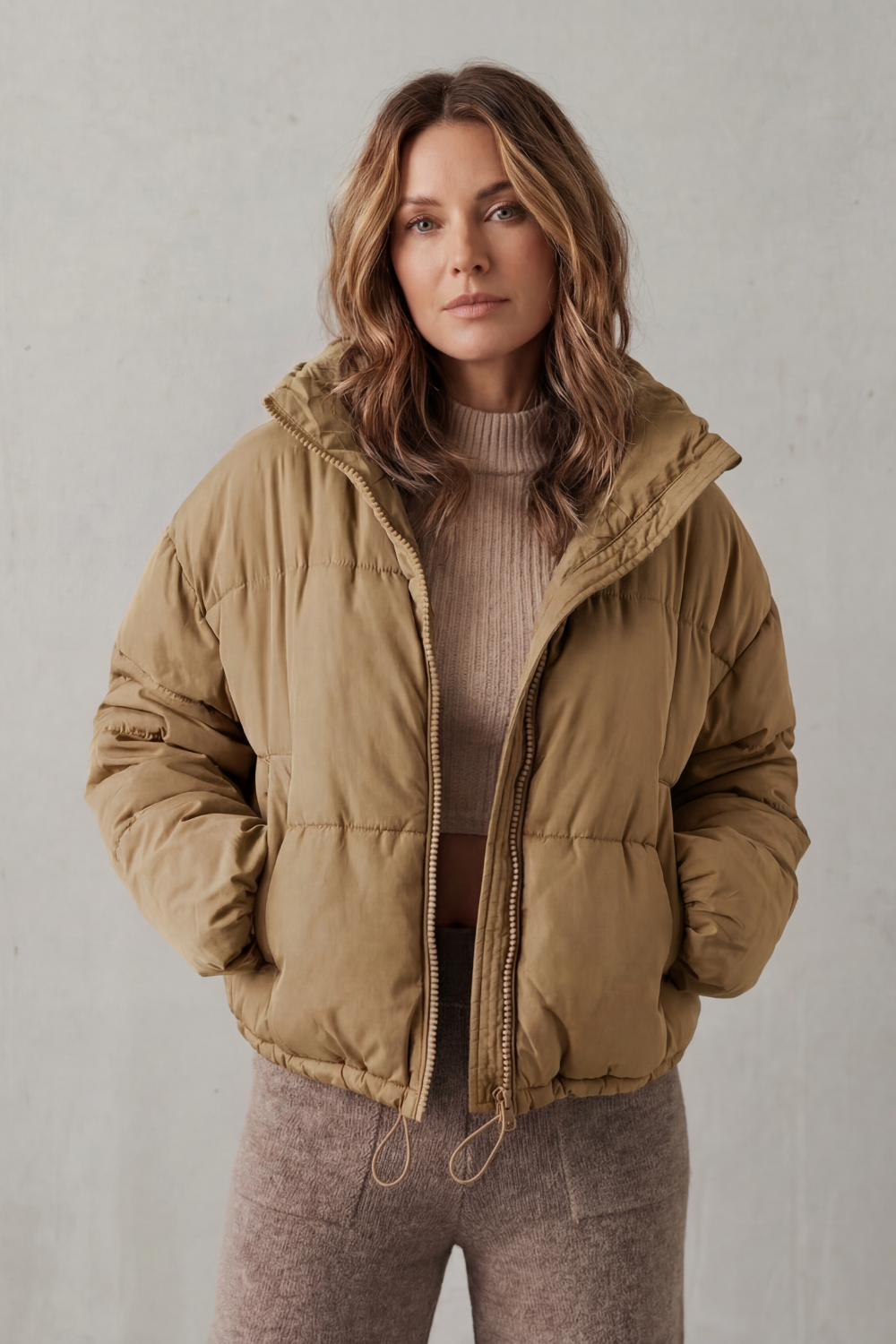 Savillonne | Confort acolchado – Chaqueta puffer cropped