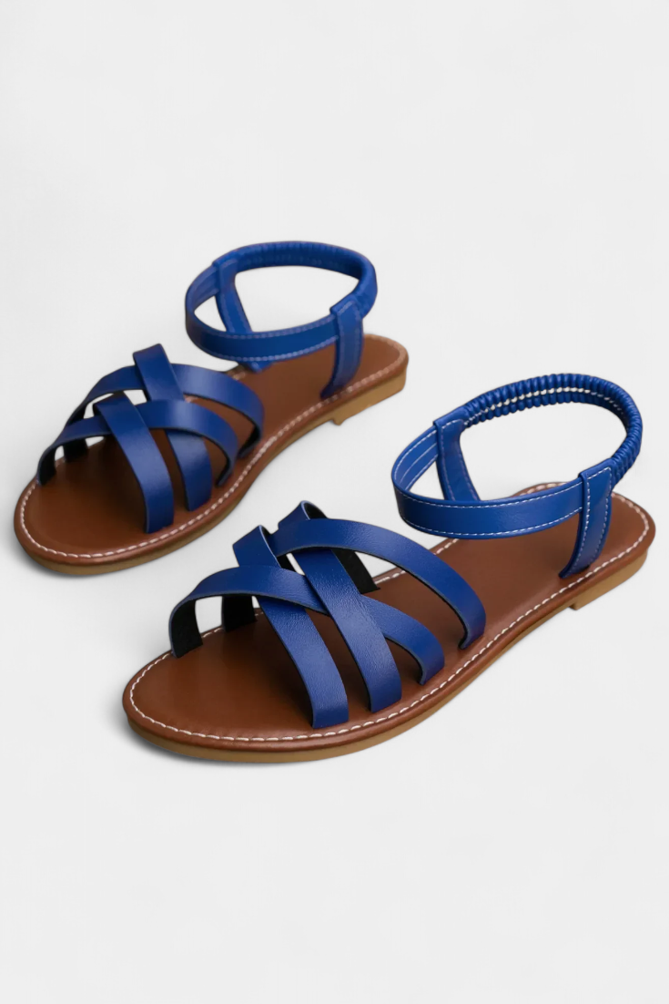 Romee | Sandalias Planas con Tiras y Comodidad Todo el Día