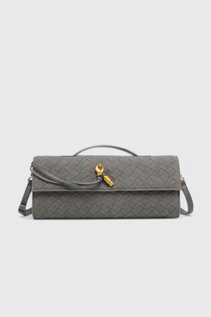 Melanie | Bolso de Hombro Clásico de Ante
