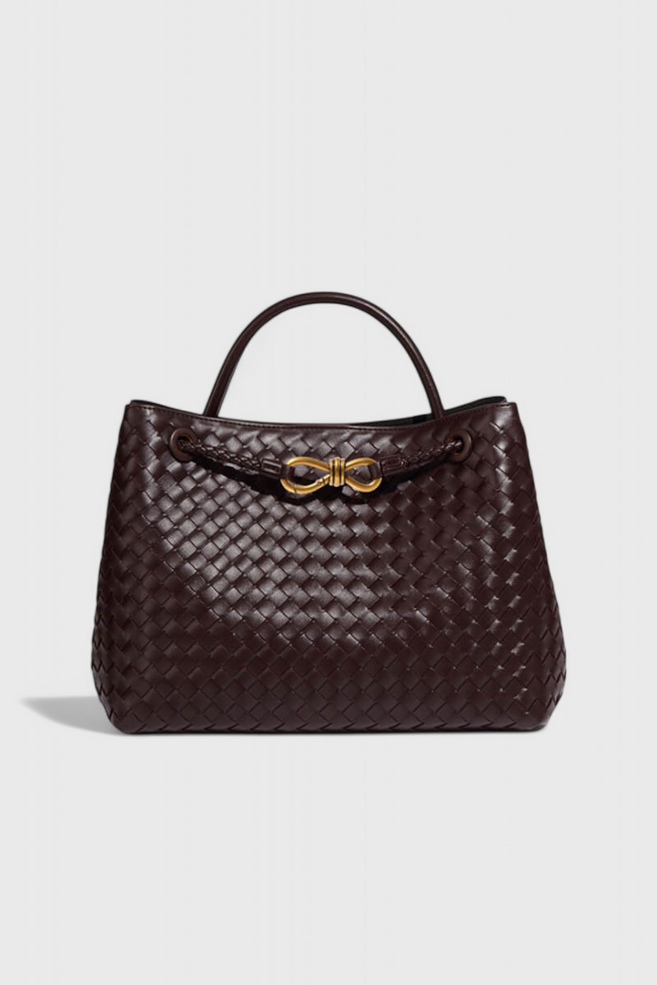 Mary | Bolsa Diaria Tejida Índigo