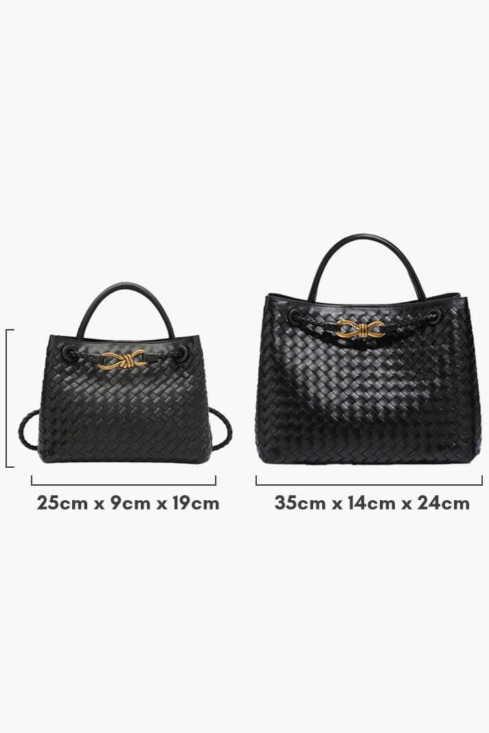 Mary | Bolsa Diaria Tejida Índigo
