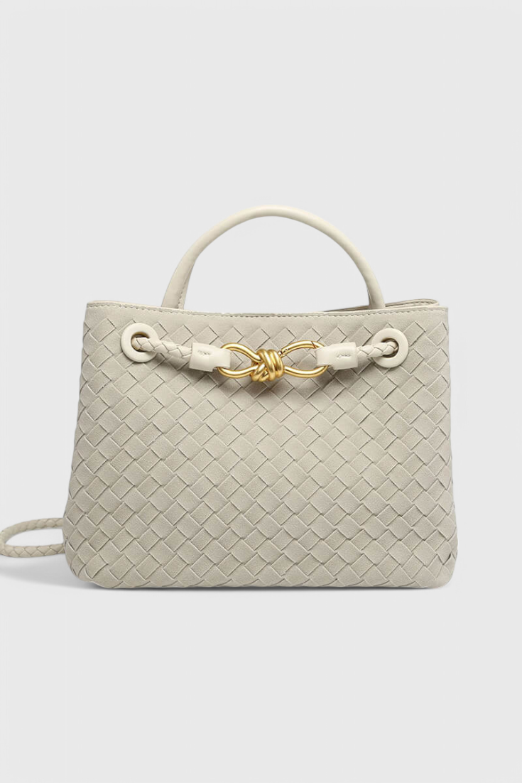 Mary | Bolsa Diaria Tejida Índigo