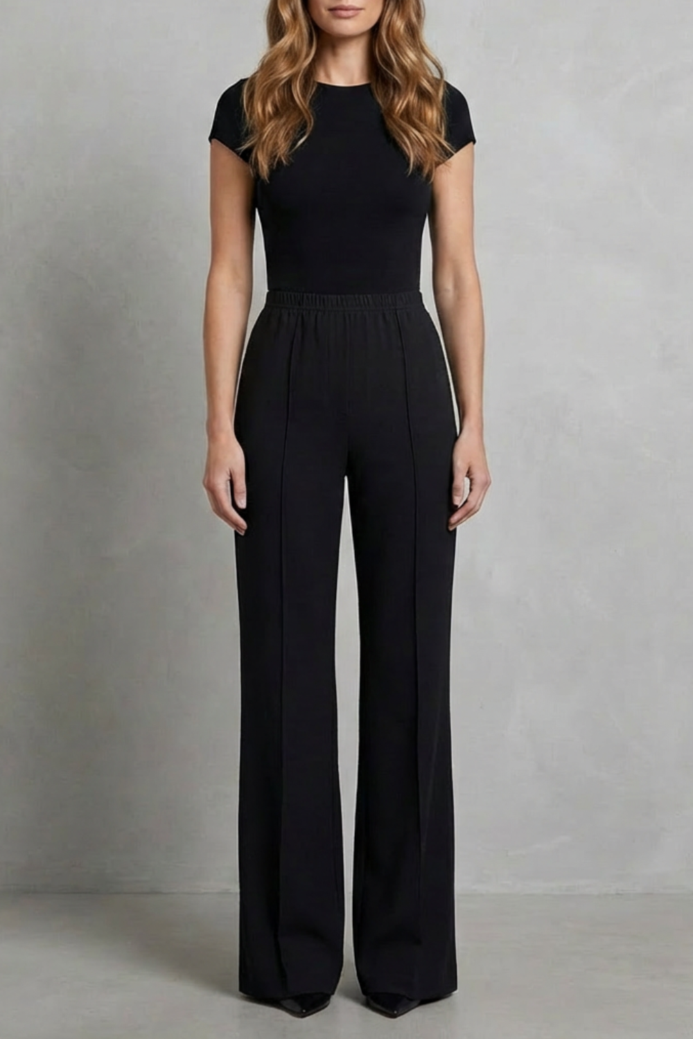 Velizza | Pantalones wide leg tiro alto – Silueta estilizada