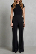 Velizza | Pantalones wide leg tiro alto – Silueta estilizada