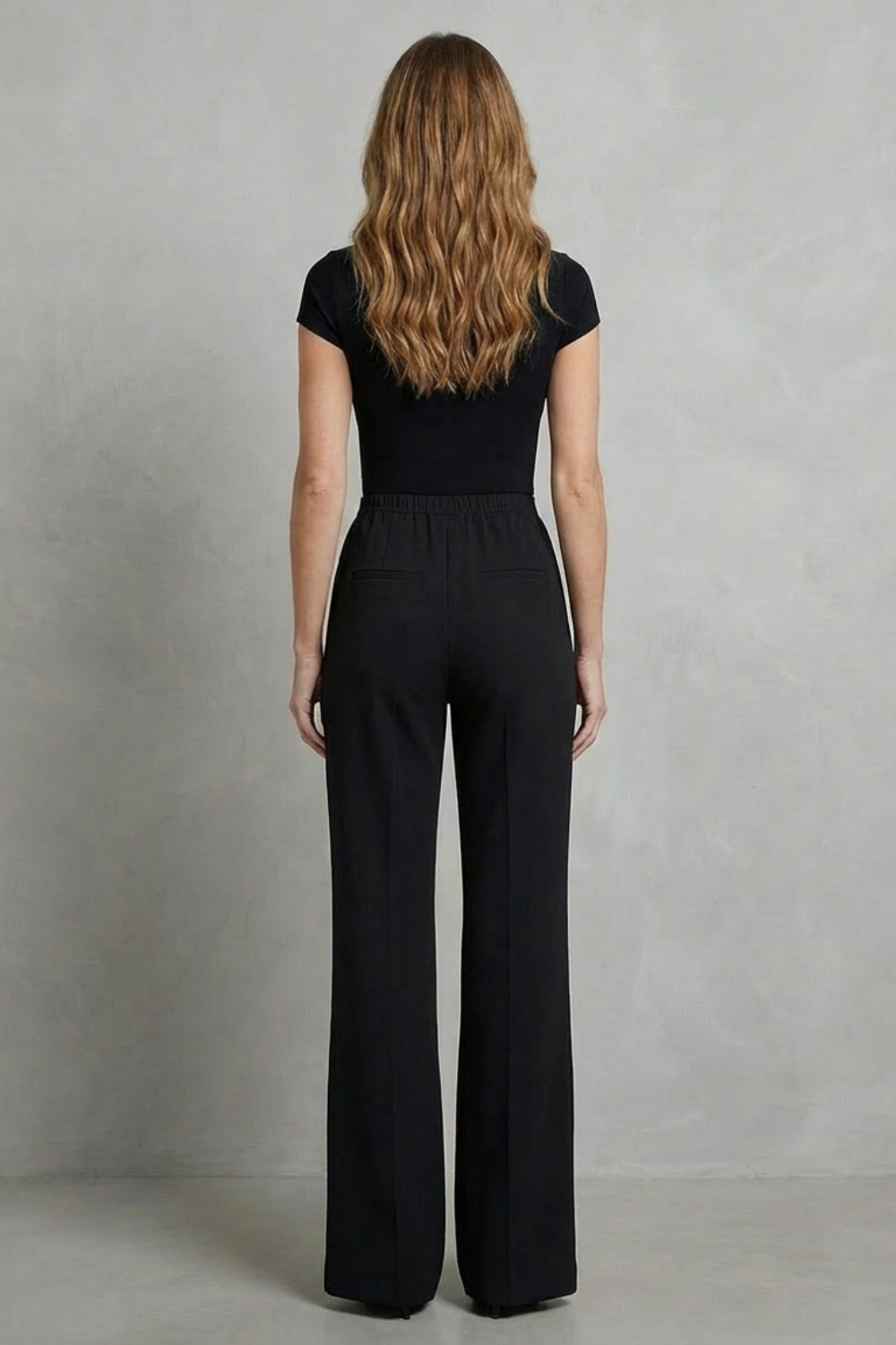 Velizza | Pantalones wide leg tiro alto – Silueta estilizada