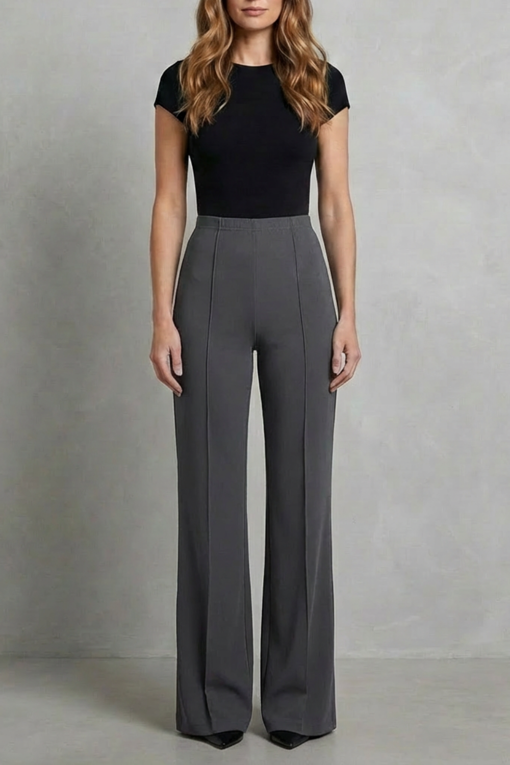 Velizza | Pantalones wide leg tiro alto – Silueta estilizada