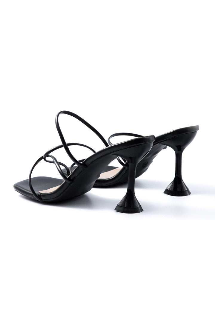 Violeta | Tacones Altos Sin Correa en el Tobillo con Punta Abierta