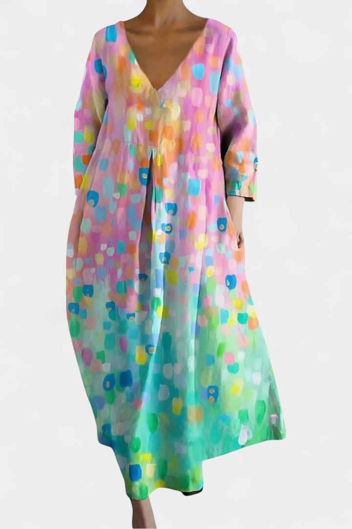 Anne | Vestido de Malla con Escote en V
