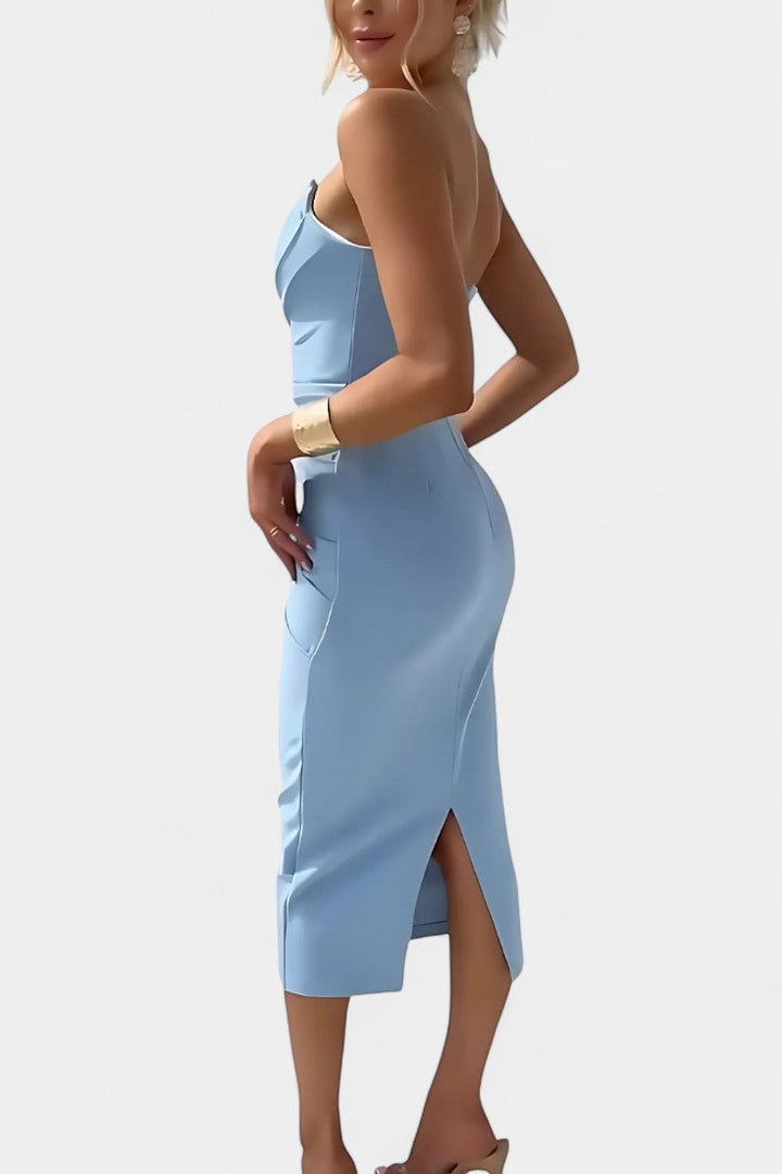 Iveta | Vestido Sin Tirantes y Sin Espalda