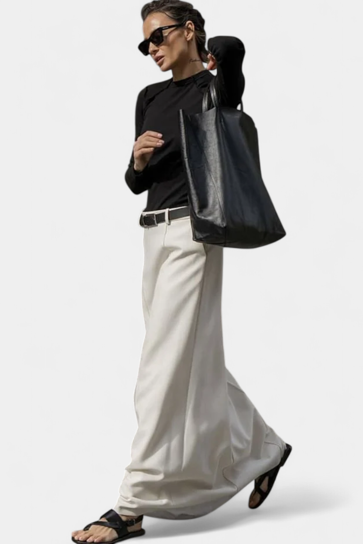 Ada | Falda H-Line Lisa con Estilo Urbano Moderno