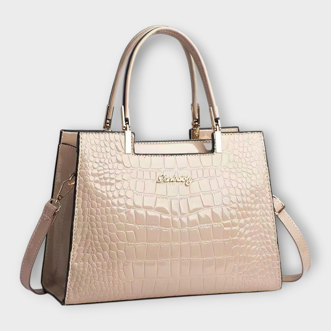 Trinidad | Bolso efecto cocodrilo brillante