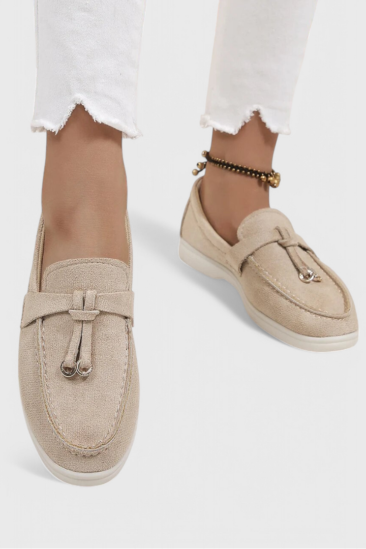 Coralie | Mocasines con Acabado Suede