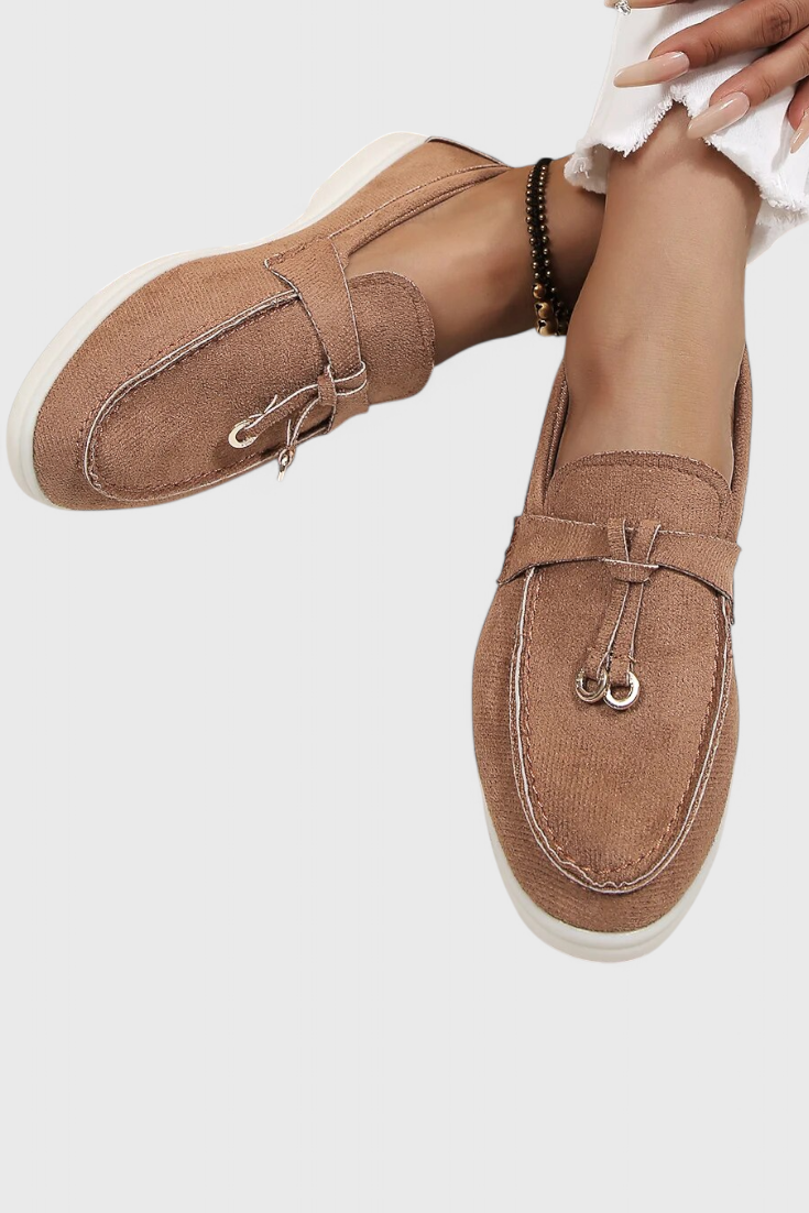 Coralie | Mocasines con Acabado Suede