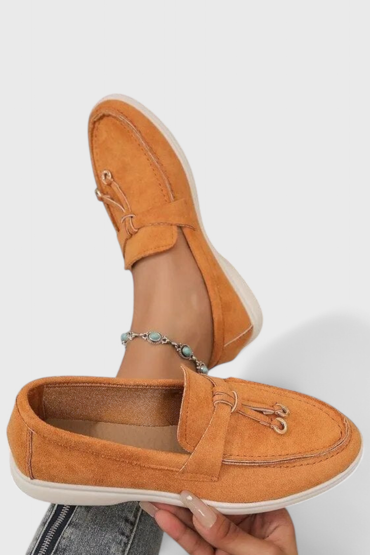 Coralie | Mocasines con Acabado Suede
