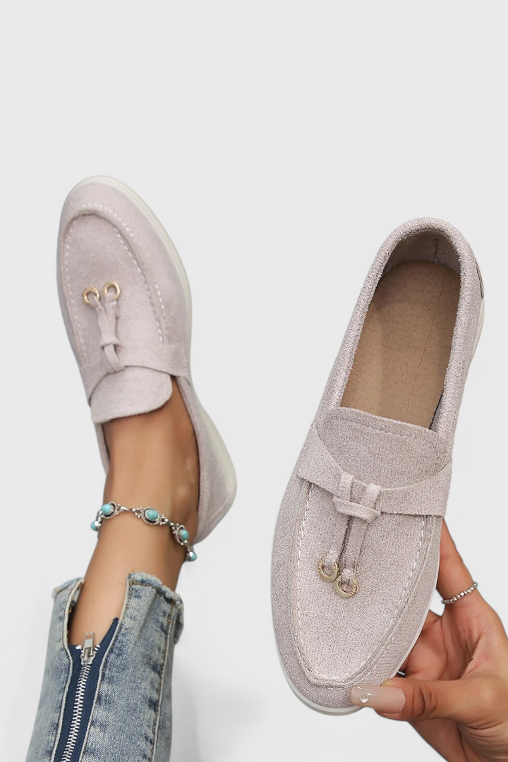 Coralie | Mocasines con Acabado Suede