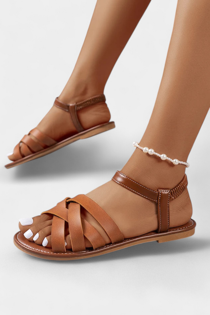 Romee | Sandalias Planas con Tiras y Comodidad Todo el Día
