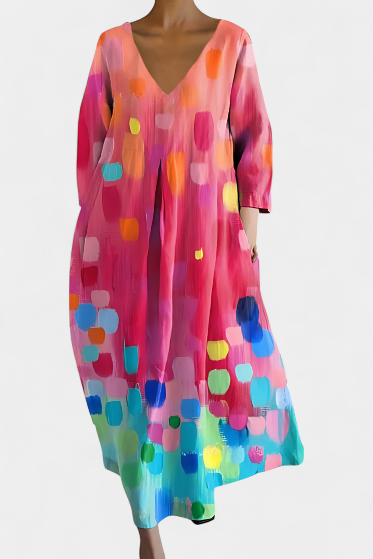 Anne | Vestido de Malla con Escote en V