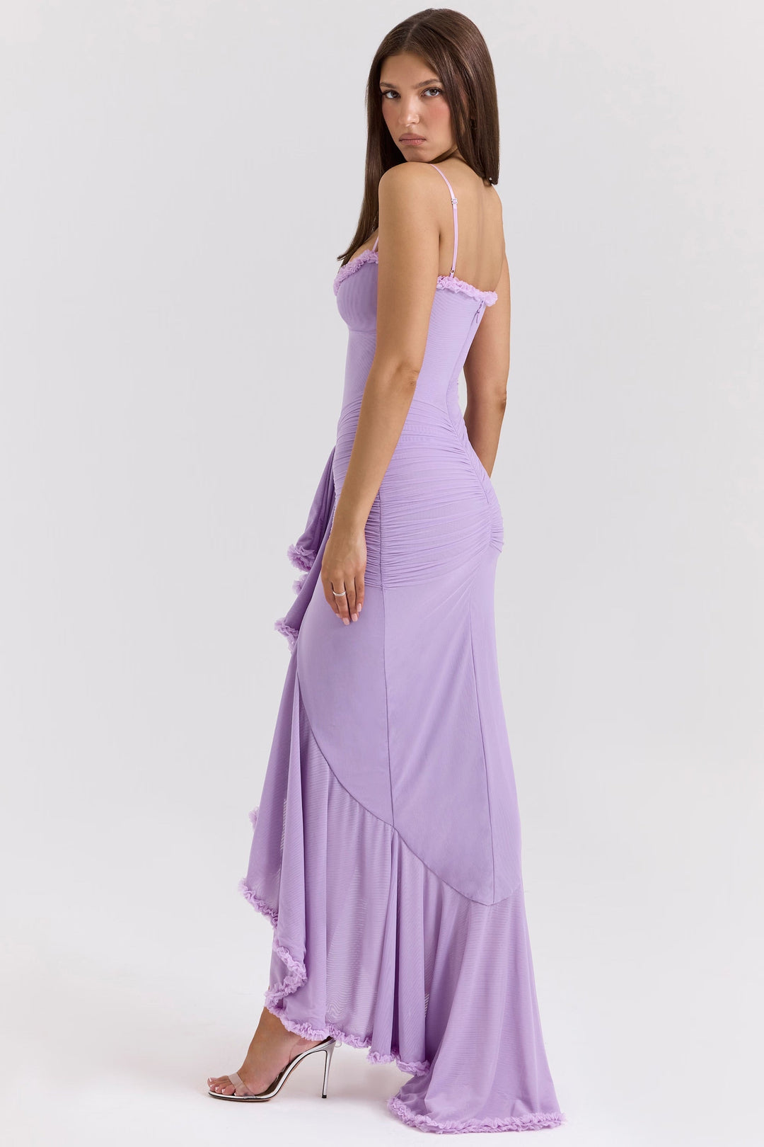 Roxanne | Vestido de tirantes sin mangas con volantes