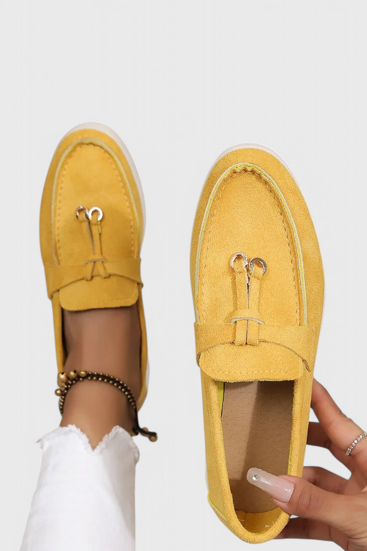 Coralie | Mocasines con Acabado Suede